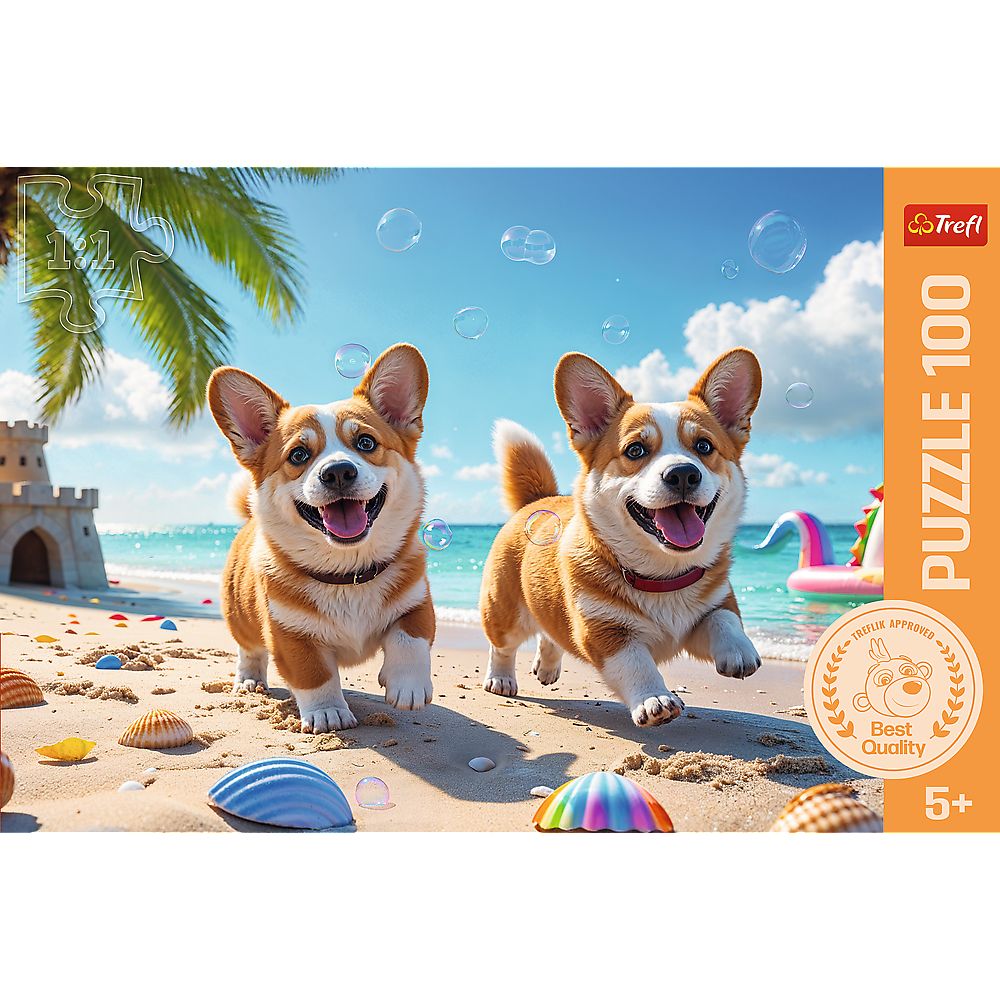 PUZZLE TREFL 100 CATEL CORGI
