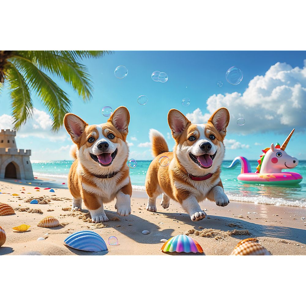 PUZZLE TREFL 100 CATEL CORGI
