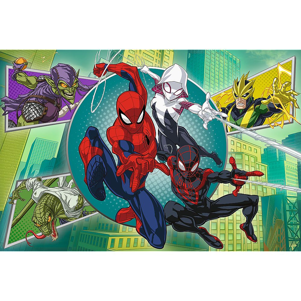 Puzzle Trefl Marvel Spider-Man, 100 piese, pentru copii 5+