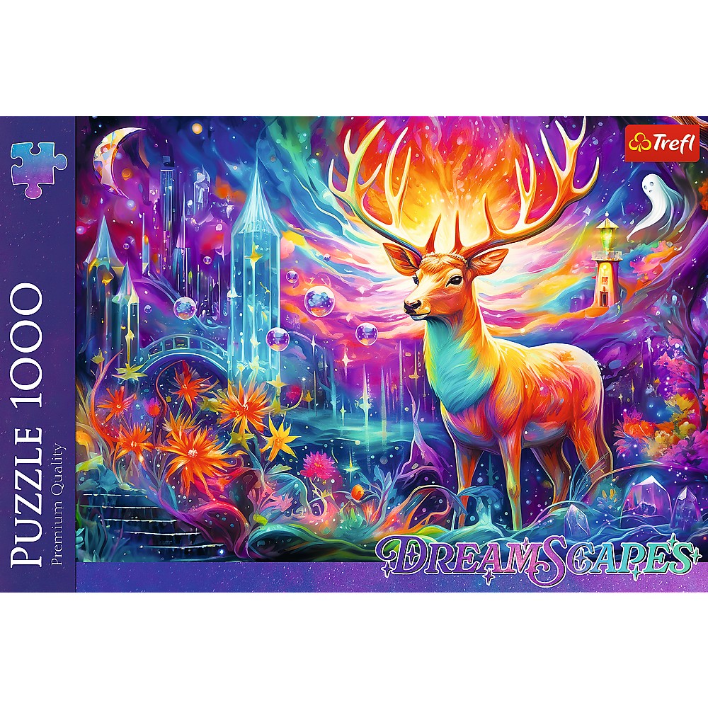 Puzzle Trefl 1000 piese Caprioara Mistica, multicolor, 12+ ani