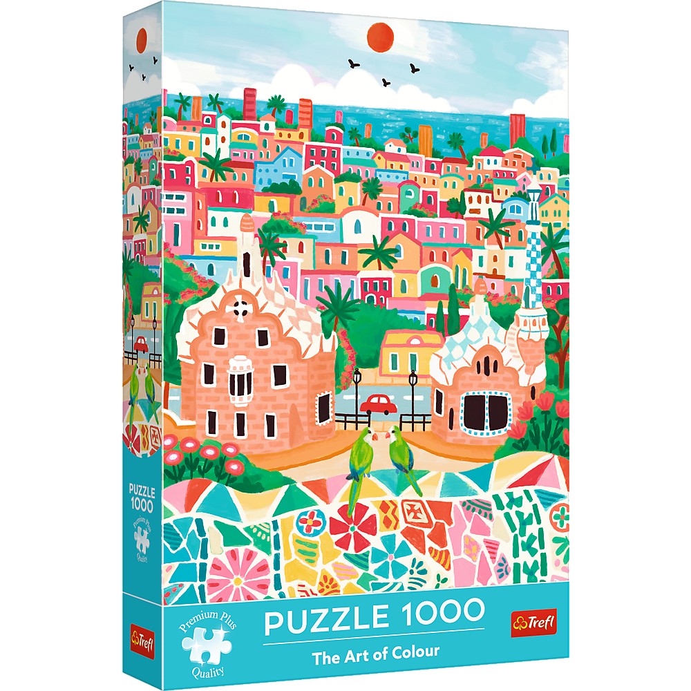 Puzzle Trefl 1000 piese Premium Plus Barcelona, Spania