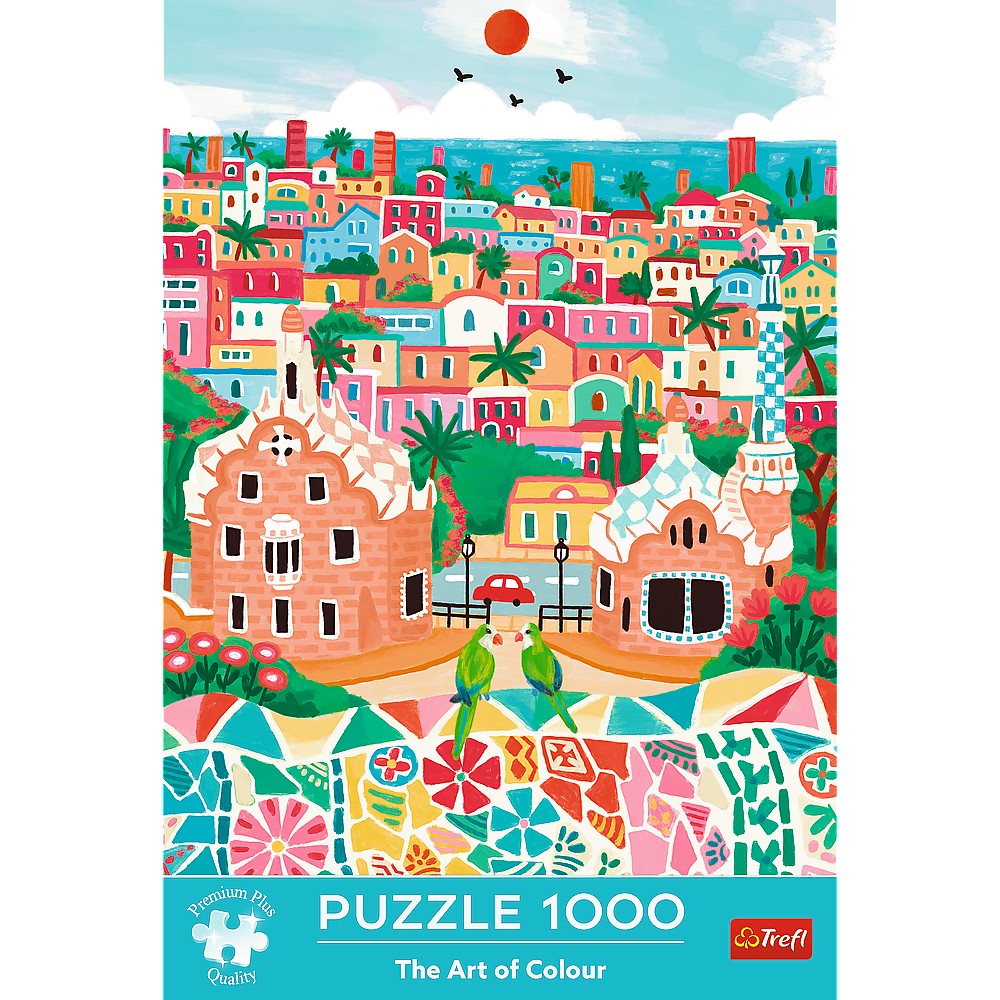 Puzzle Trefl 1000 piese Premium Plus Barcelona, Spania