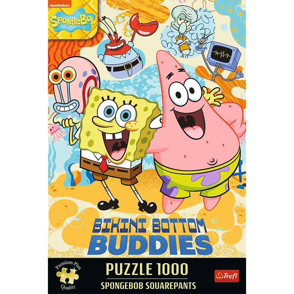 PUZZLE TREFL 1000 PREMIUM PLUS SPONGEBOB SQUAREPANTS