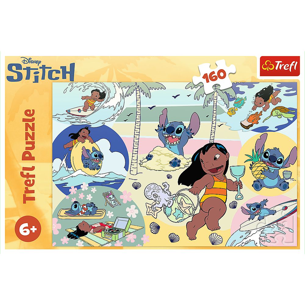 Puzzle Trefl Disney Stitch, 160 piese, pentru copii 6+