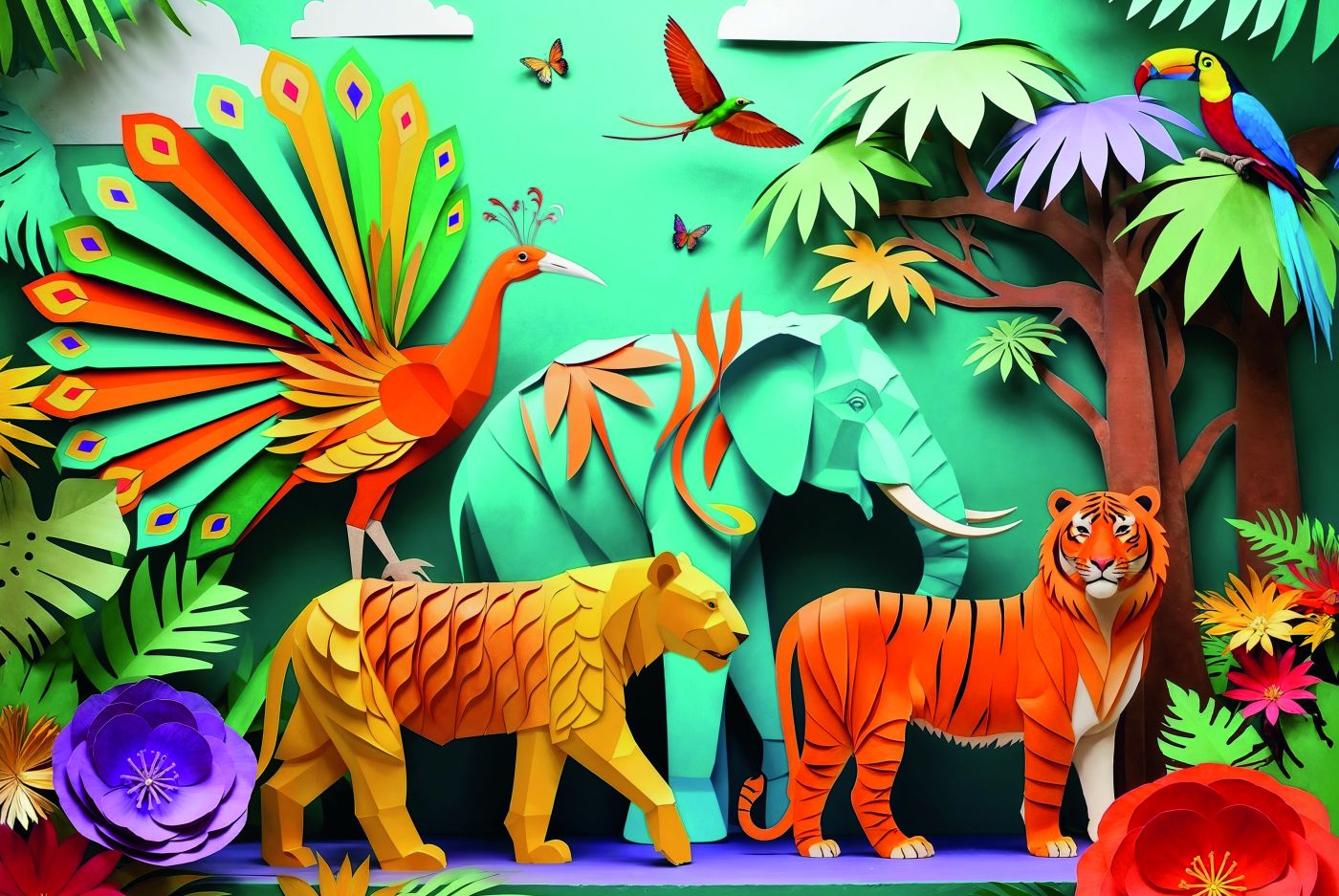 PUZZLE TREFL 160 JUNGLA