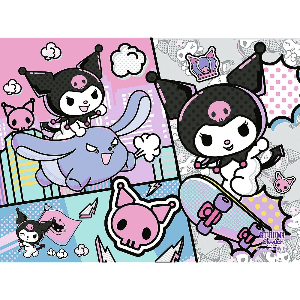 Puzzle Trefl Kuromi, 30 piese, multicolor, pentru copii 3+ ani