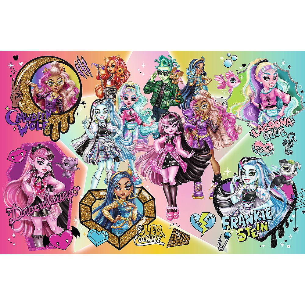 Puzzle Trefl Monster High, 300 piese, multicolor, pentru copii 8+ ani