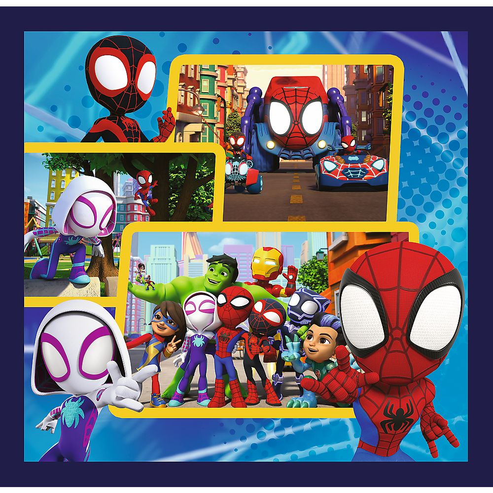 Puzzle 3 in 1 Trefl Marvel Spidey și prietenii lui extraordinari