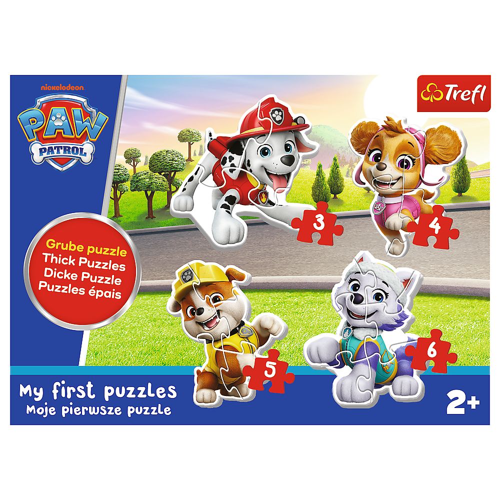 Puzzle copii Trefl Baby Clasic Patrula Catelusilor, 18 piese, 2+ ani