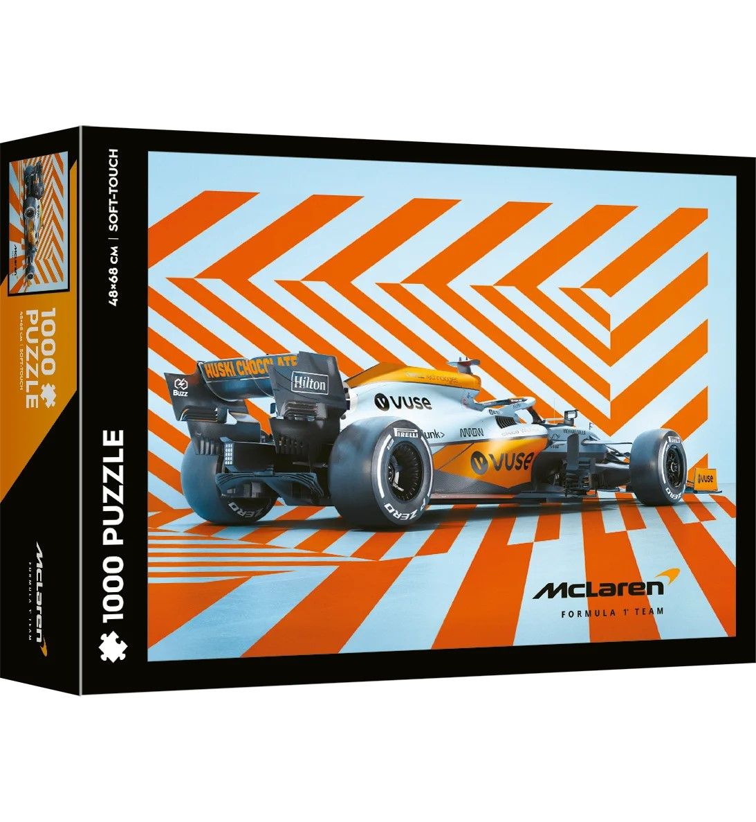 PUZZLE TREFL 1000 SOFT TOUCH FORMULA1 MCLAREN GULF LIVERY