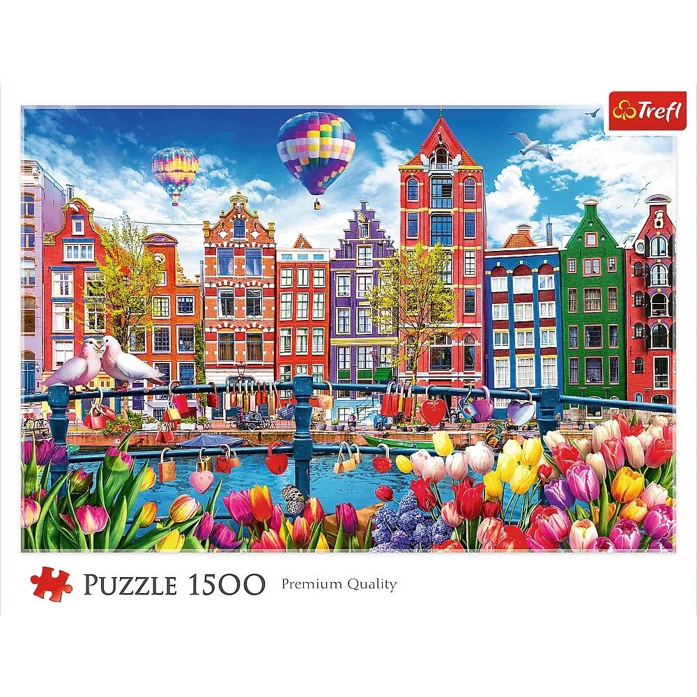 PUZZLE TREFL 1500 AMSTERDAM COLORAT