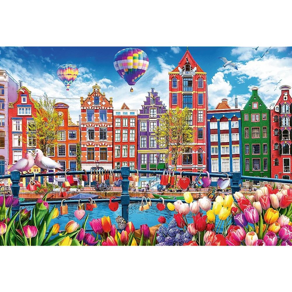 PUZZLE TREFL 1500 AMSTERDAM COLORAT