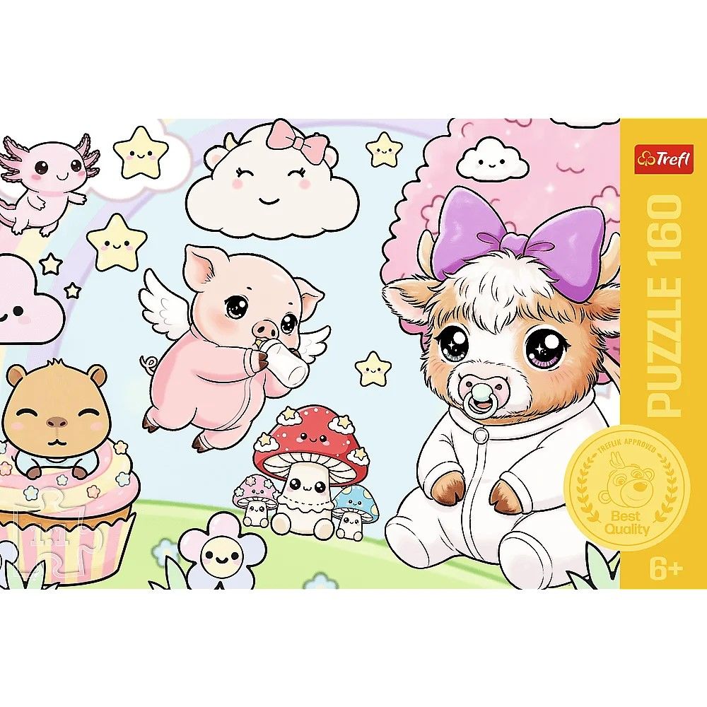 PUZZLE TREFL 160 ANIMALE MICI