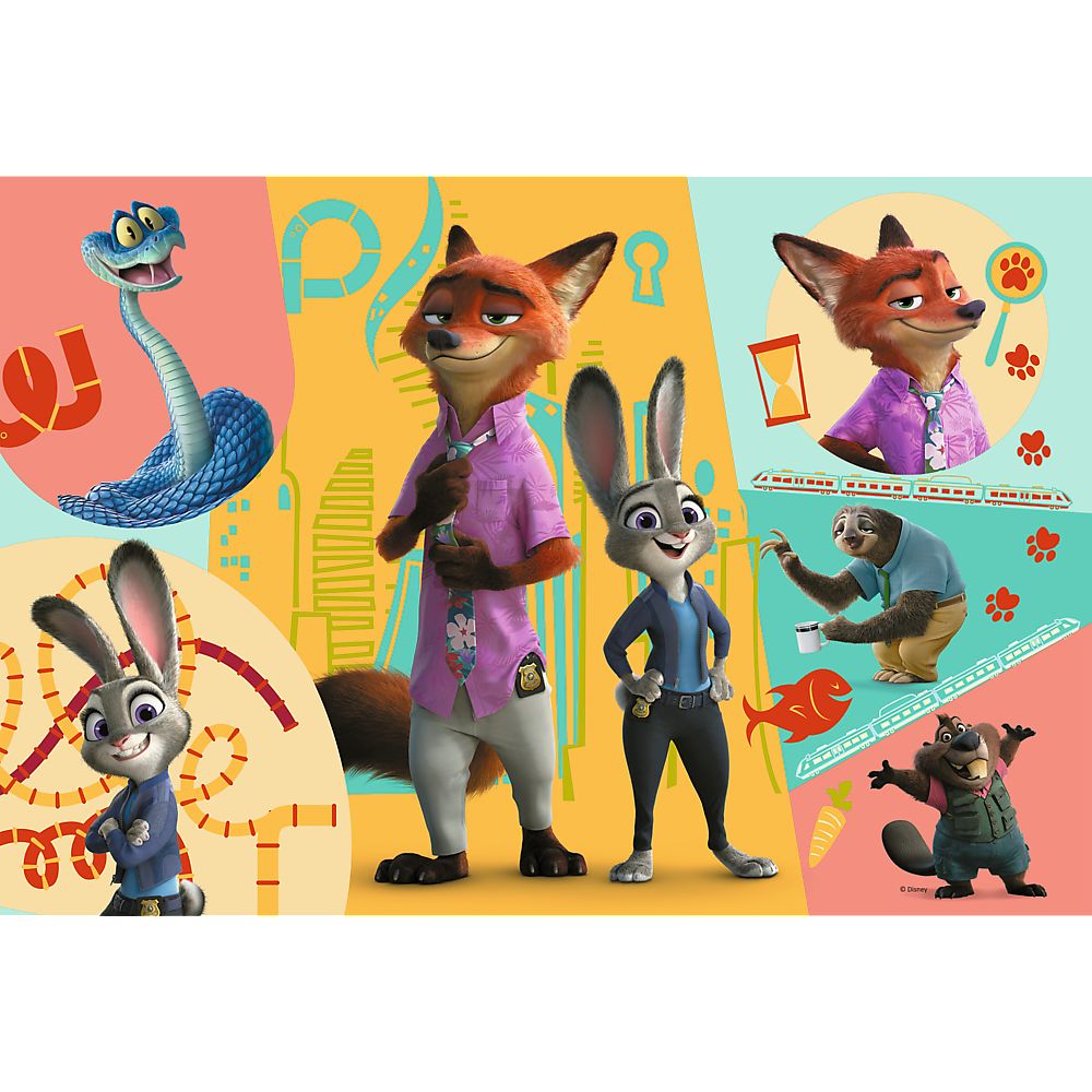 Puzzle Trefl Disney Zootropolis, 160 piese, copii 6+
