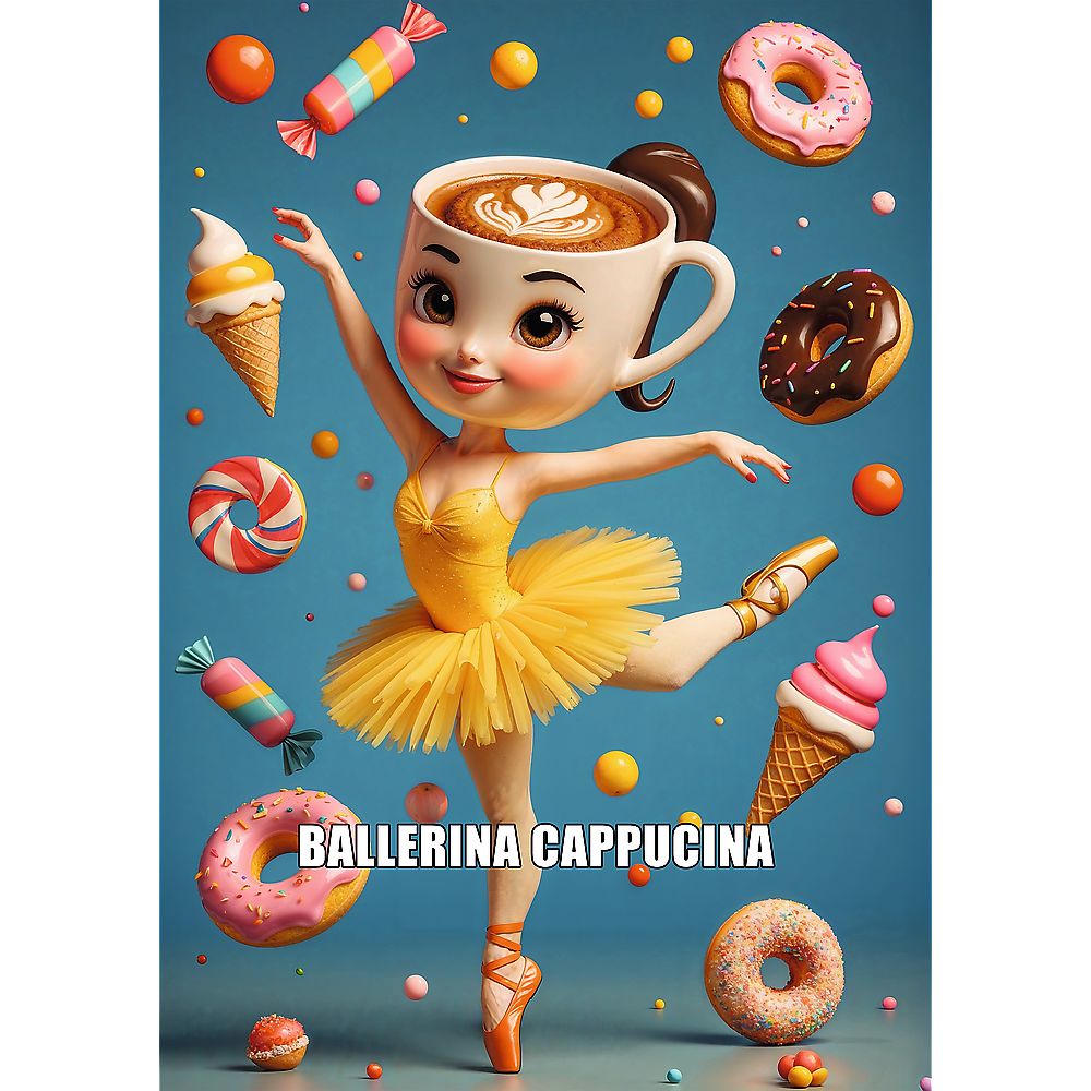 Puzzle Trefl 200 piese Ballerina Cappucina pentru copii 7+