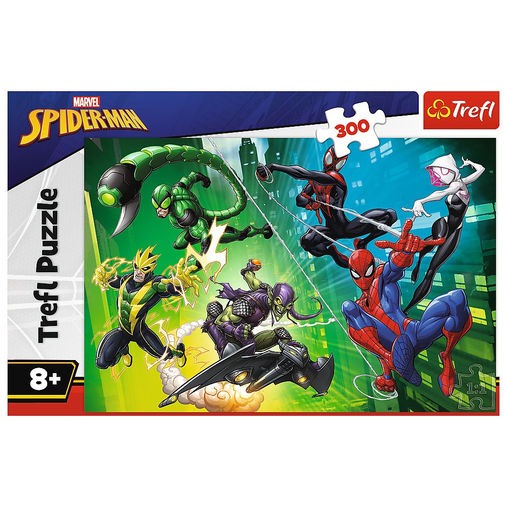PUZZLE TREFL 300 MARVEL SPIDERMAN PANZA OMULUI PAIANJEN