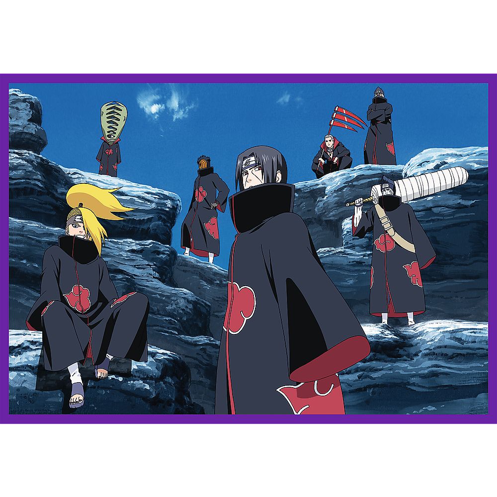 Puzzle Trefl 4x250 piese Naruto Shippuden - Aventurile lui Naruto Uzumaki