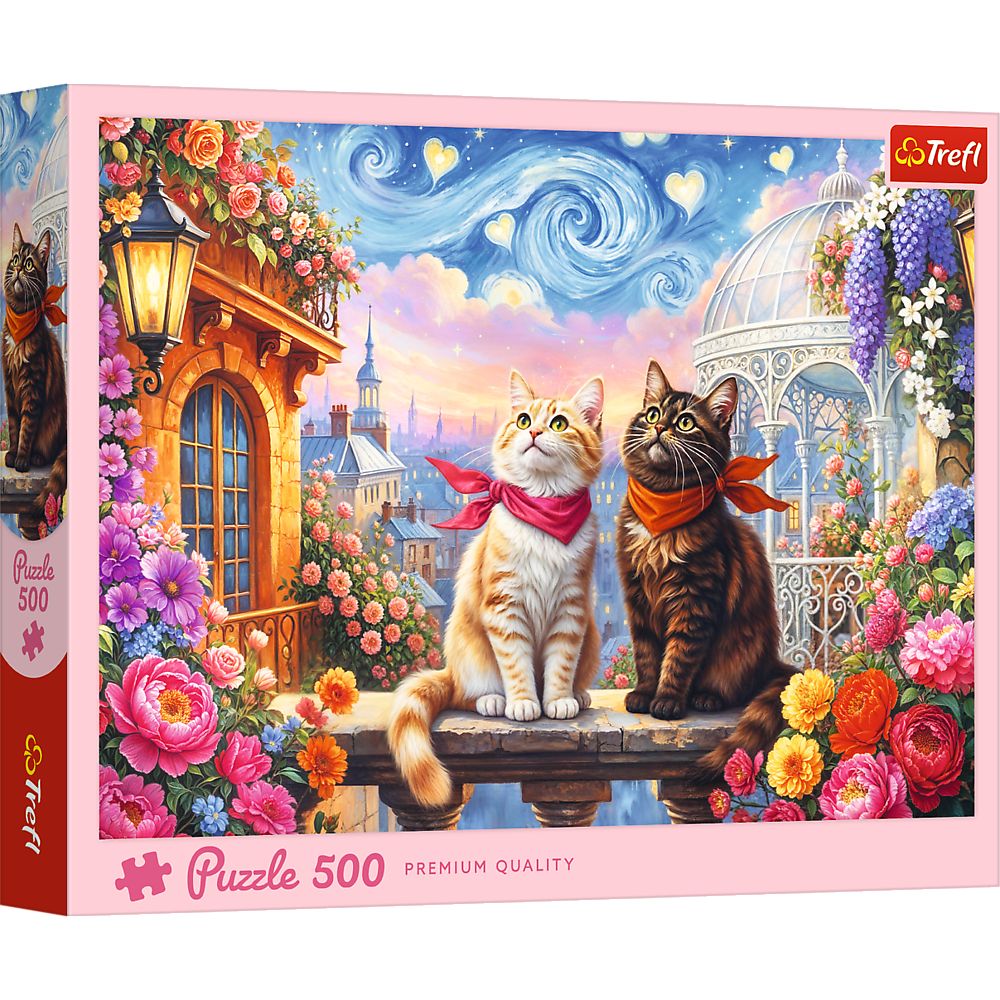 PUZZLE TREFL 500 PISICI INDRAGOSTITE