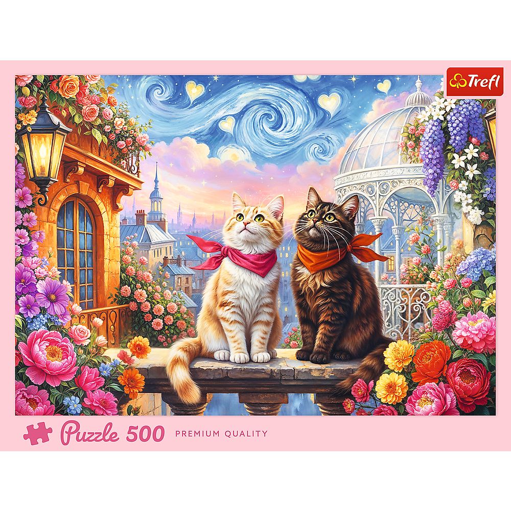 PUZZLE TREFL 500 PISICI INDRAGOSTITE