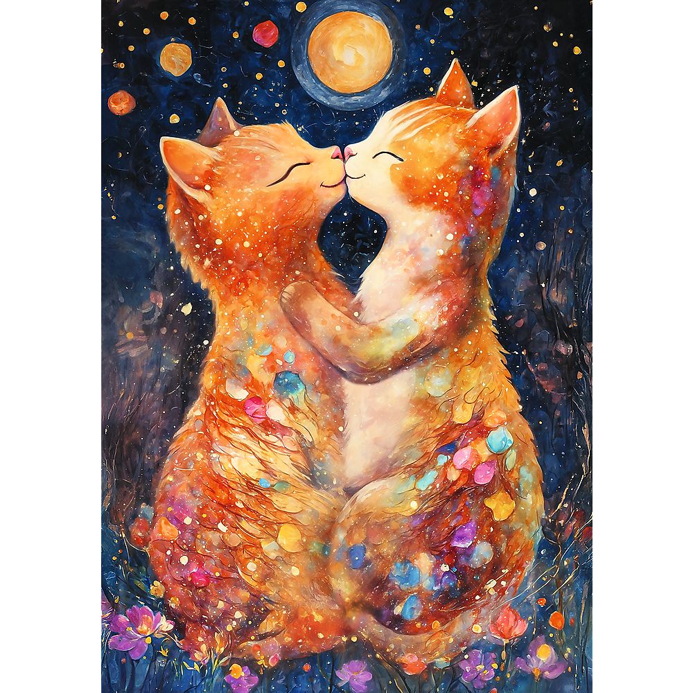 PUZZLE TREFL 500 SARUT IN LUMINA LUNII