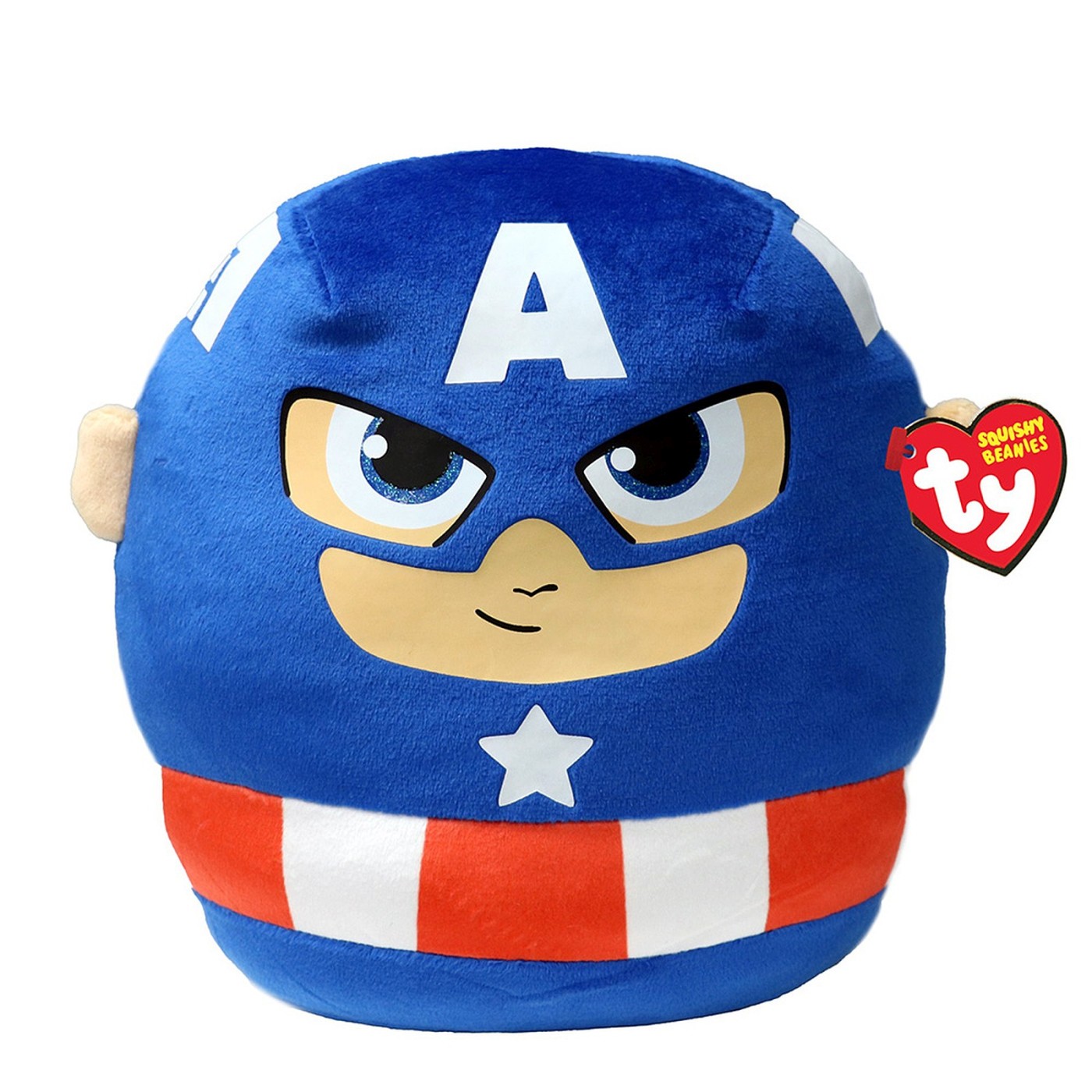 Plus TY Squishy Beanies Marvel Captain America, 30 cm
