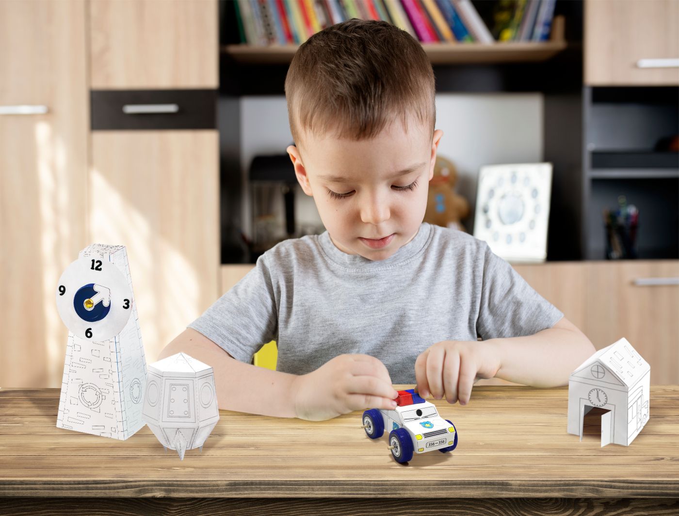 Set de inginerie pentru copii 4+ Construiește un oraș, VIVA Toys