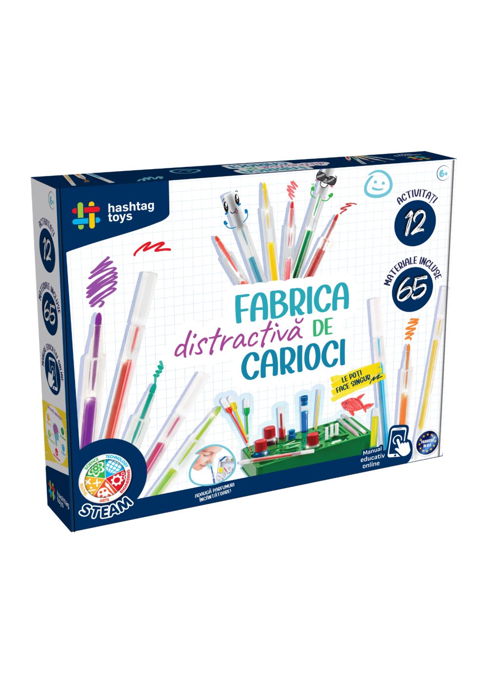 Set creativ fabrica de carioci pentru copii 6+ VIVA TOYS