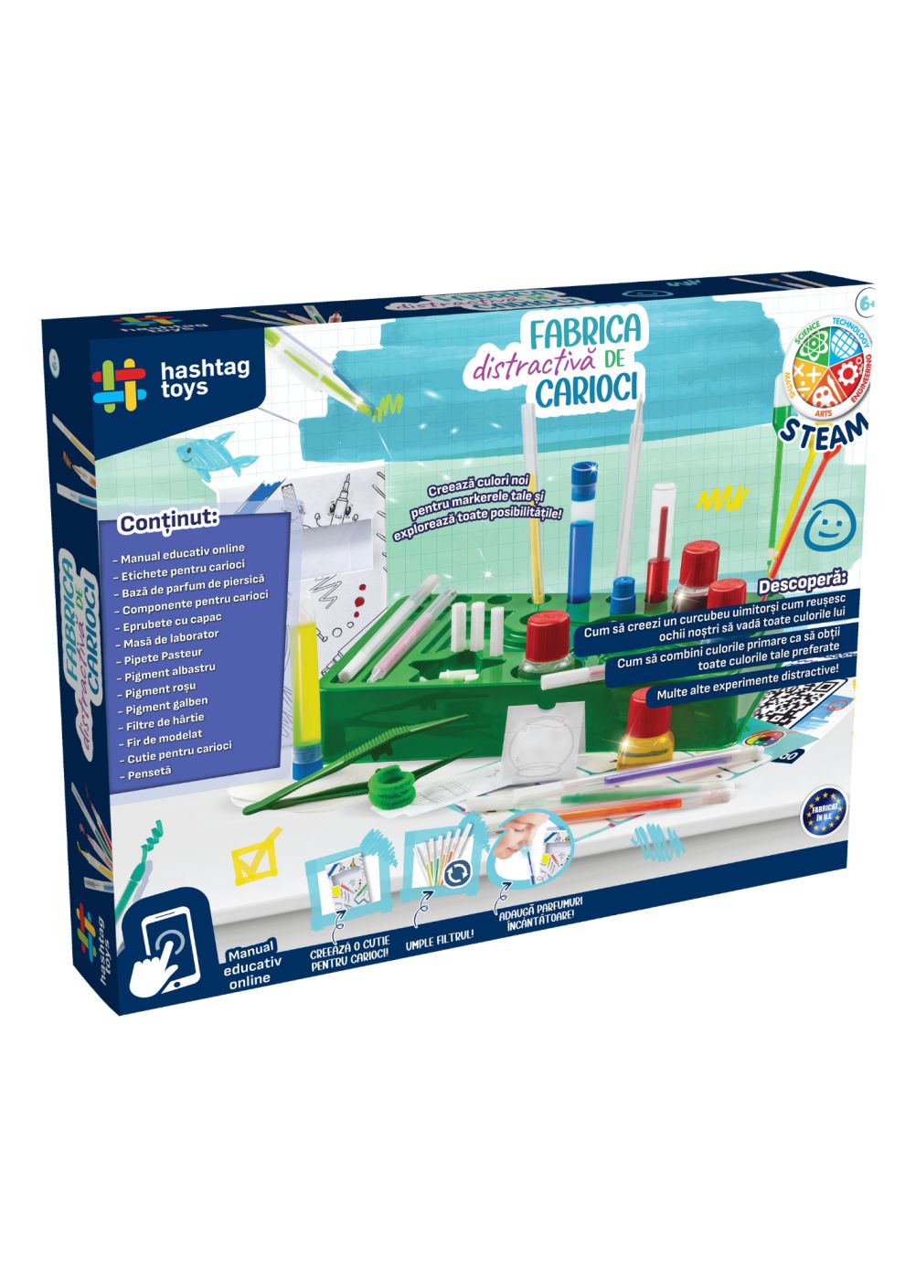 Set creativ fabrica de carioci pentru copii 6+ VIVA TOYS