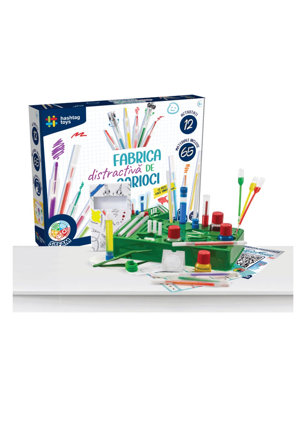 Set creativ fabrica de carioci pentru copii 6+ VIVA TOYS