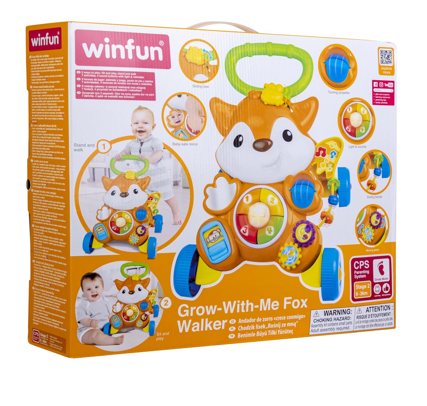 WINFUN ANTEMERGATOR VULPE CU LUMINI SI SUNETE