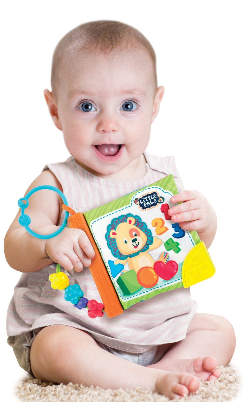 Carticică senzorială Winfun cu activități și animale pentru bebeluși 3+ luni