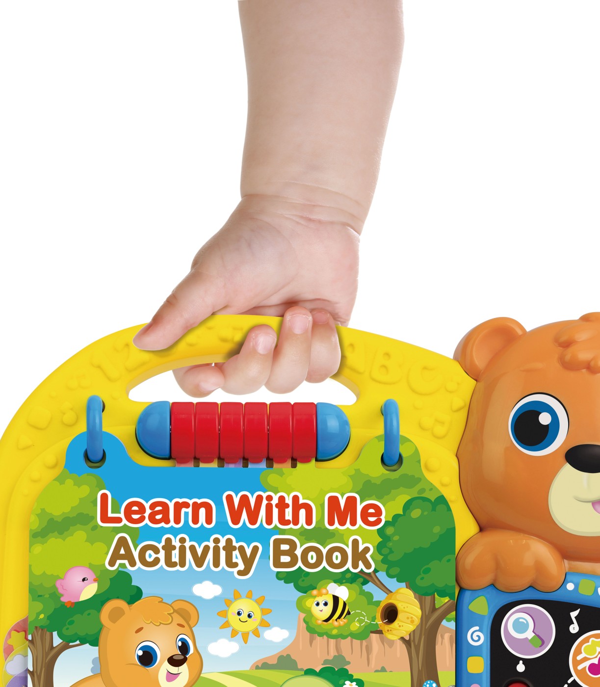 Cărticică interactivă Winfun de activități cu sunete, lumini și 13 pagini