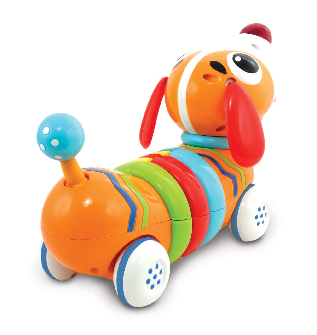 Catelus interactiv Winfun cu telecomanda, sunete si miscari