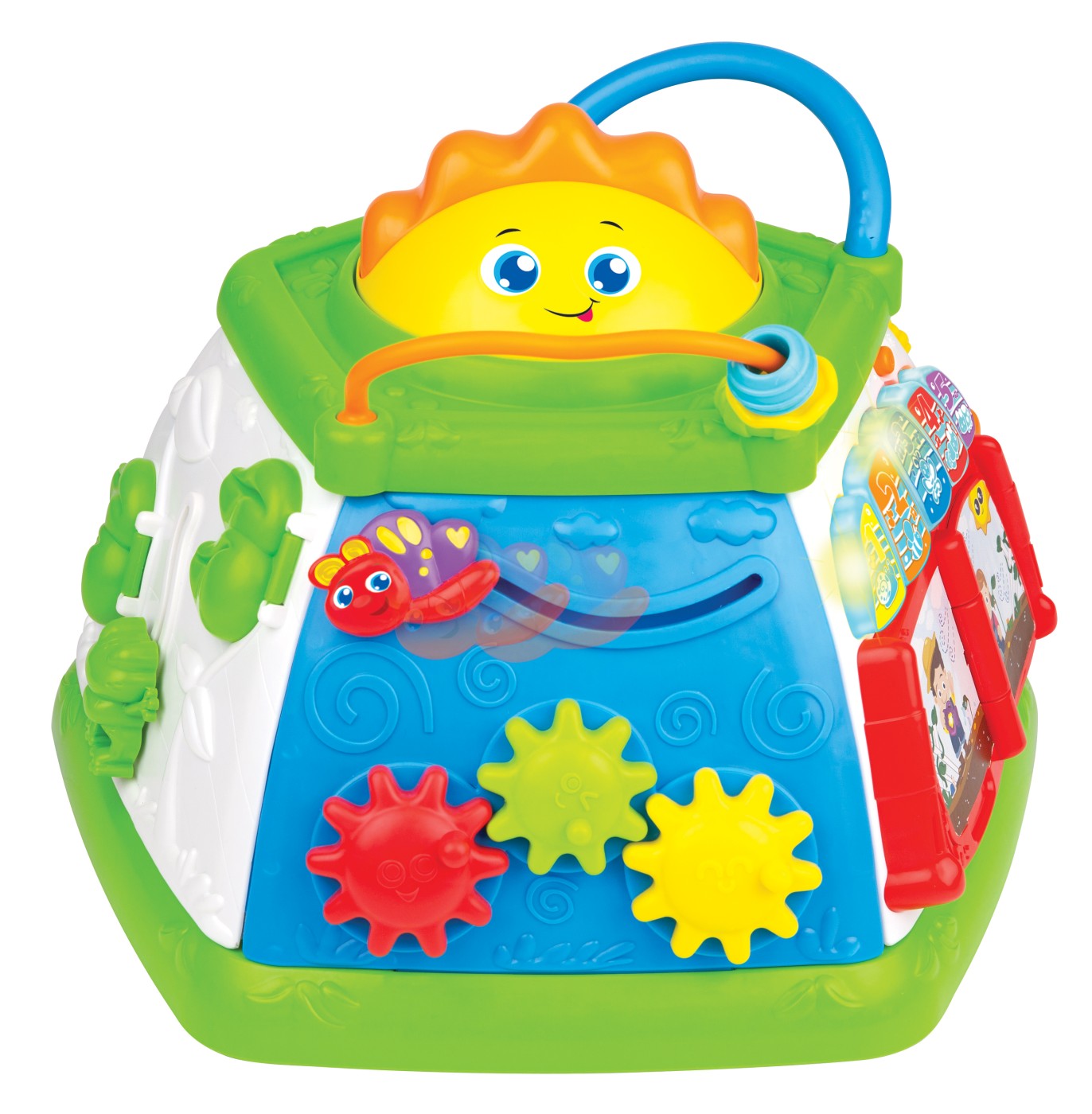 Cub de activitati interactiv Winfun Micul Gradinar cu lumini, 6+ luni