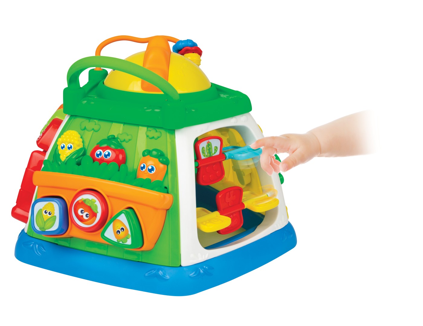 Cub de activitati interactiv Winfun Micul Gradinar cu lumini, 6+ luni