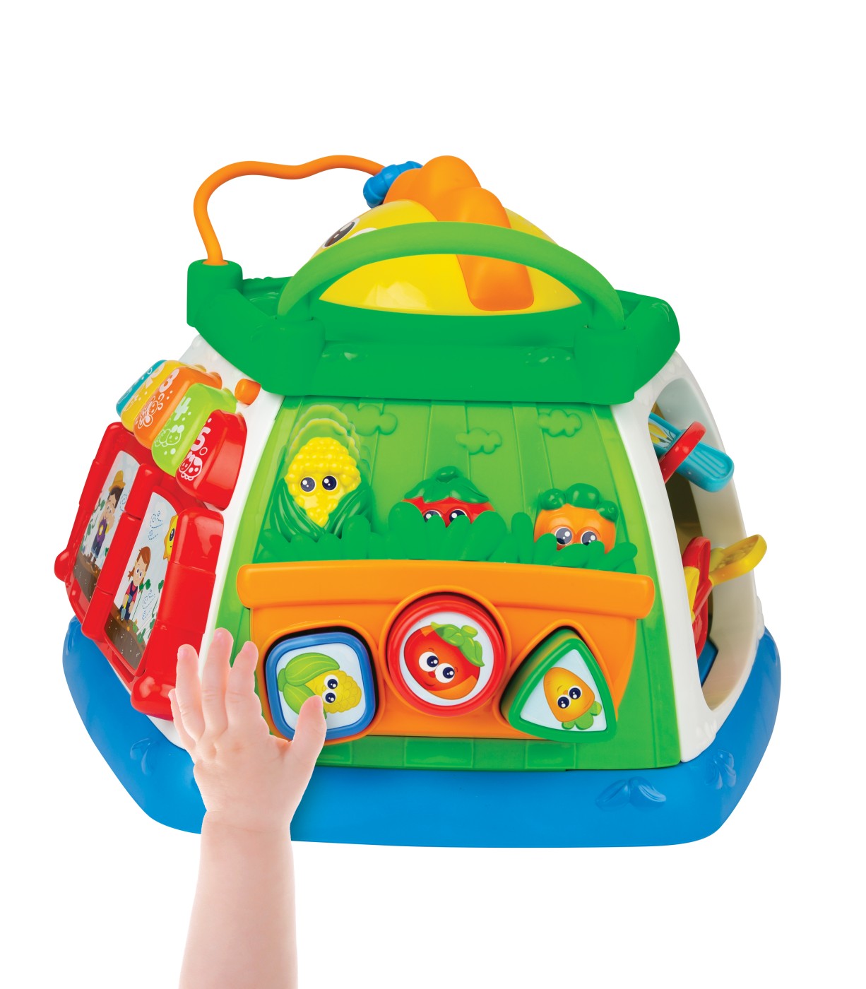 Cub de activitati interactiv Winfun Micul Gradinar cu lumini, 6+ luni