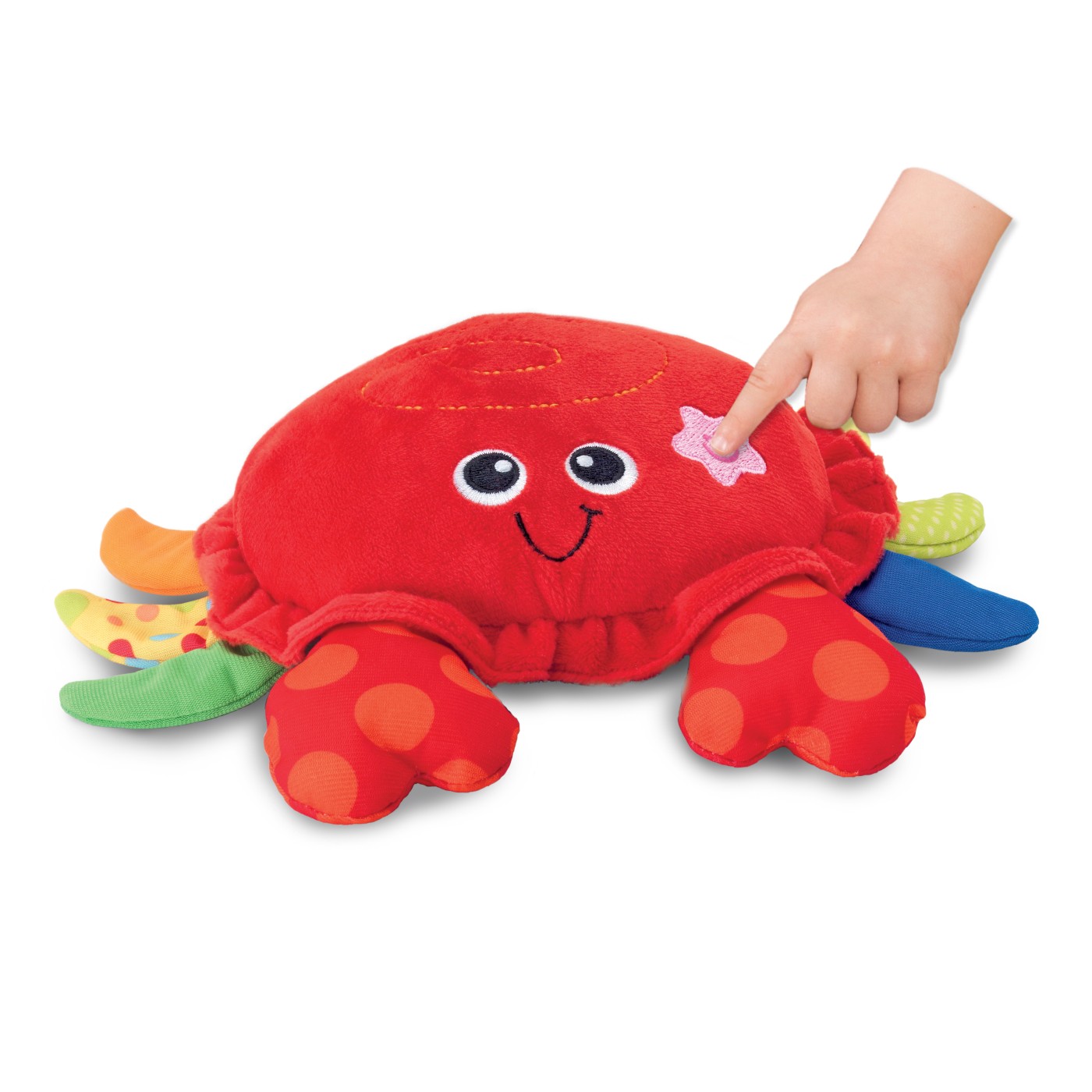 Jucarie interactiva Winfun Crabul Dansator cu muzica, 3 luni+