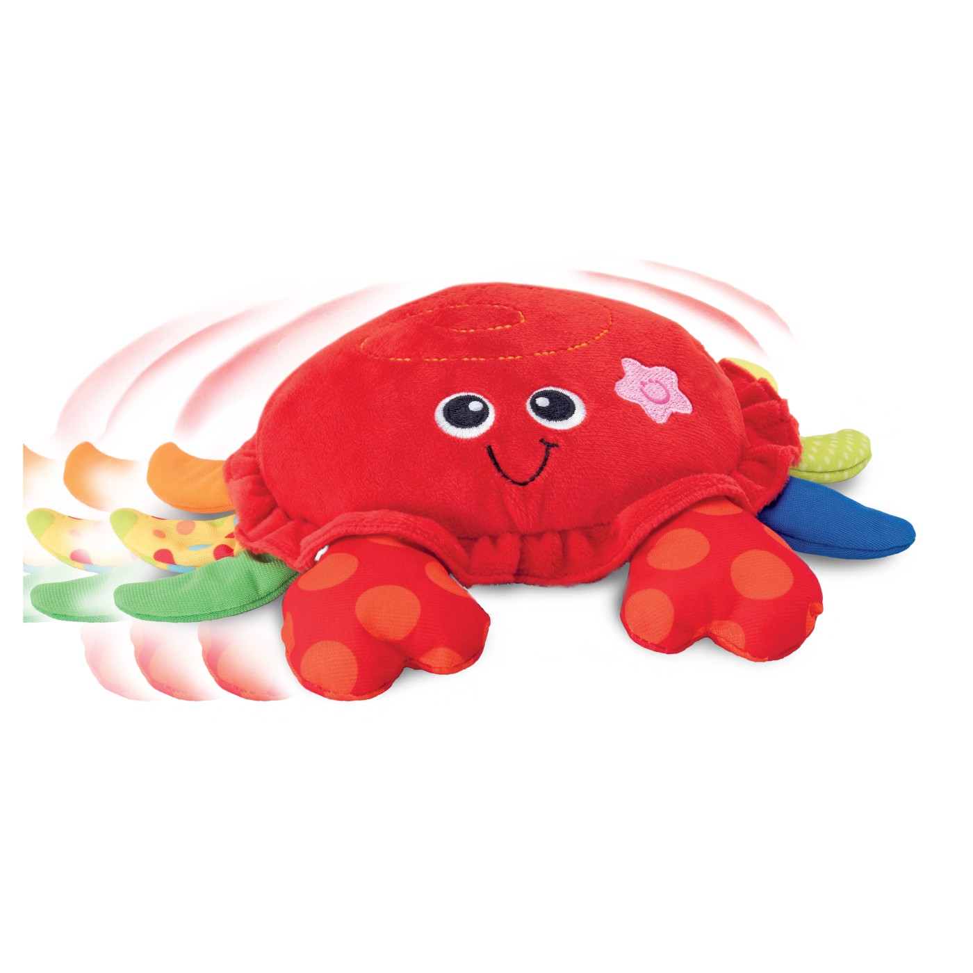 Jucarie interactiva Winfun Crabul Dansator cu muzica, 3 luni+