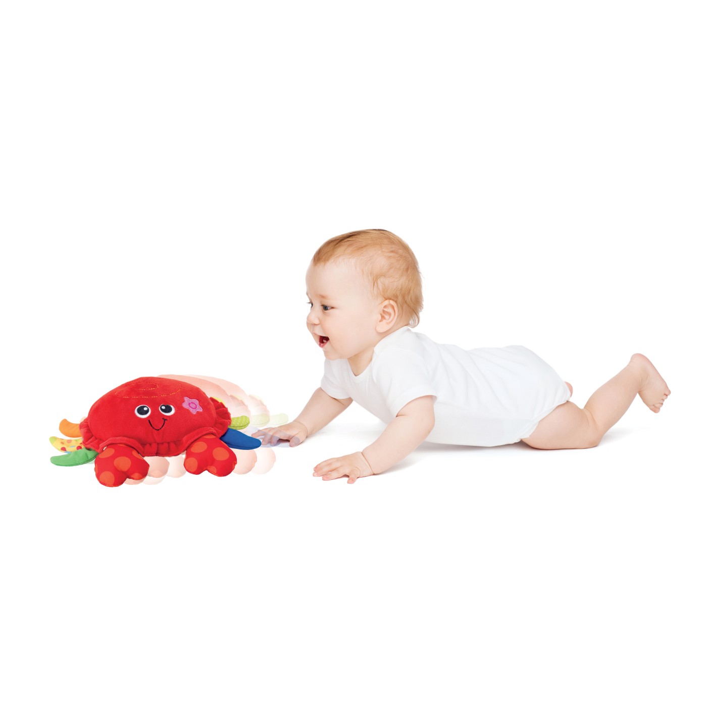 Jucarie interactiva Winfun Crabul Dansator cu muzica, 3 luni+