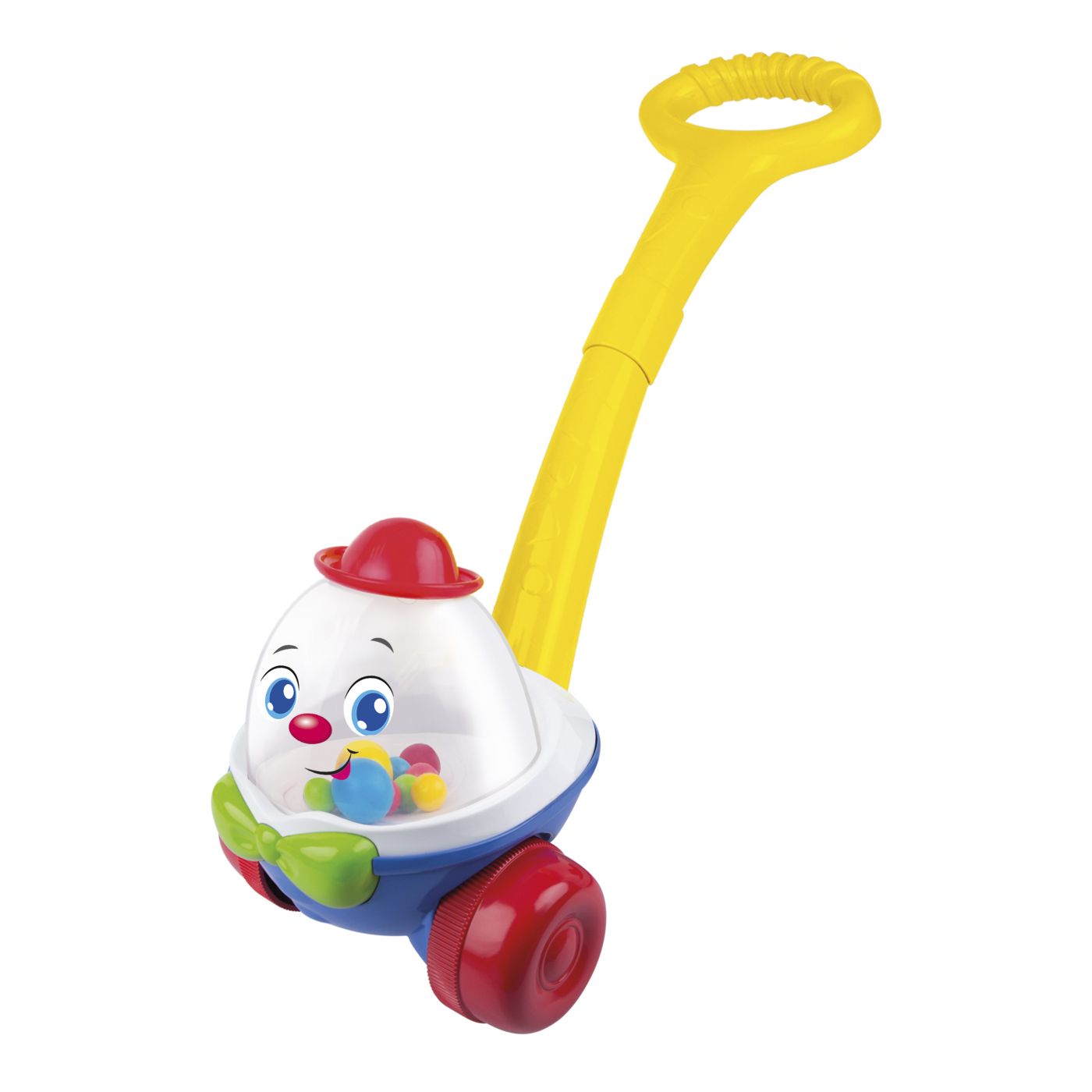 Jucărie de împins Winfun Humpty Dumpty cu bile colorate, 1+ ani