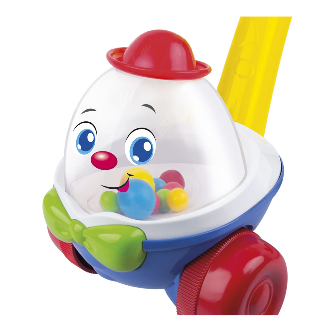Jucărie de împins Winfun Humpty Dumpty cu bile colorate, 1+ ani
