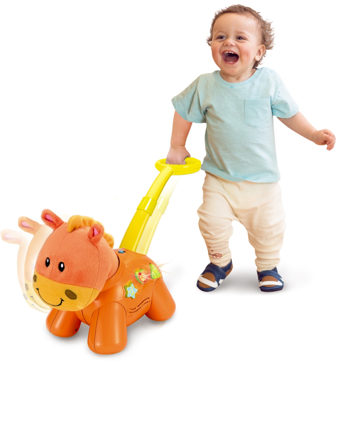 Jucărie de împins ponei Winfun cu lumini și sunete, 12 luni+