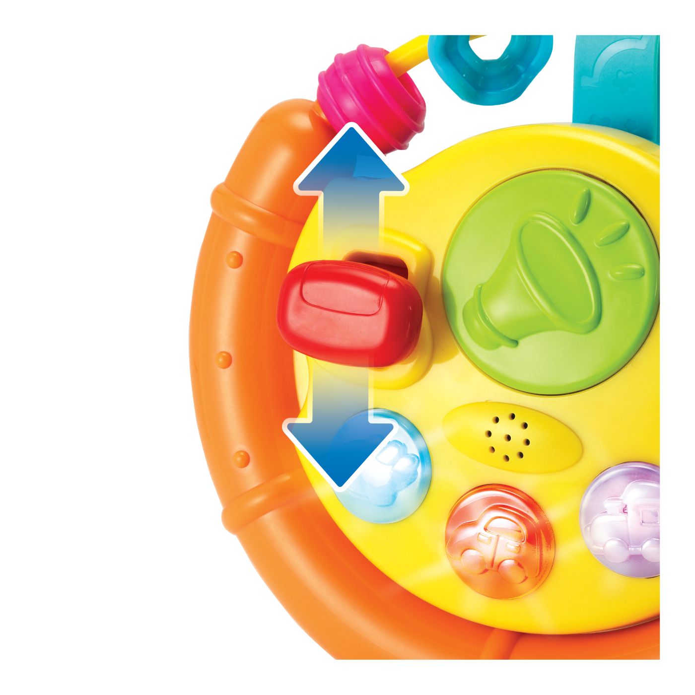 Jucărie volan interactiv Winfun cu lumini, sunete și activități 3 luni+