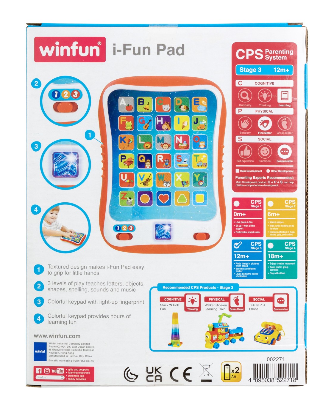 WINFUN TABLETA EDUCATIVA INTERACTIVA
