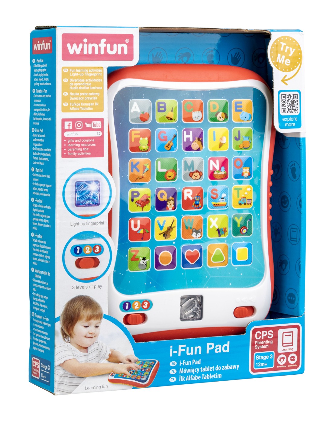 WINFUN TABLETA EDUCATIVA INTERACTIVA