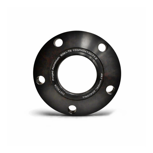 Distantier janta auto 15 mm 5x114.3 centrare 66.1 aluminiu forjat negru Cod: DST3034