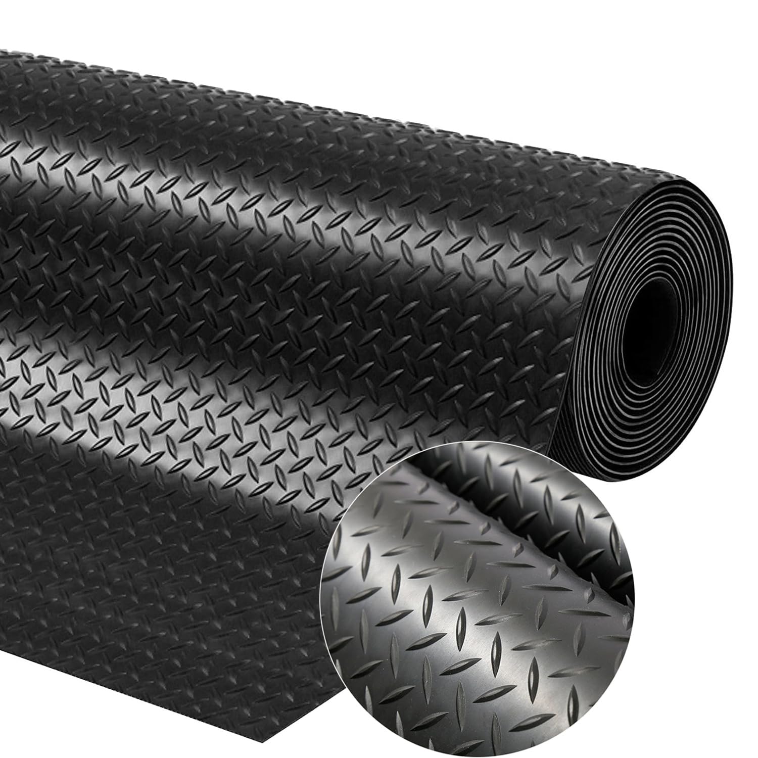 Covor Antiderapant din Cauciuc, Linoleum din Cauciuc pentru Protectie Podea Auto - model DIAMOND FAVLine Selection