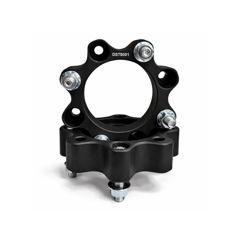 Distantier ATV 30 mm 4x110 centrare 90.2 cu 8 piulite M10x1.25 set 2 bucati aluminiu forjat negru Cod: DST8001