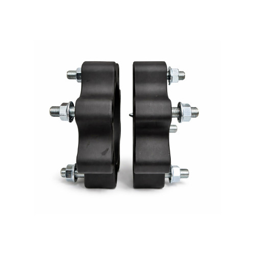 Distantier ATV 30 mm 4x110 centrare 90.2 cu 8 piulite M10x1.25 set 2 bucati aluminiu forjat negru Cod: DST8001