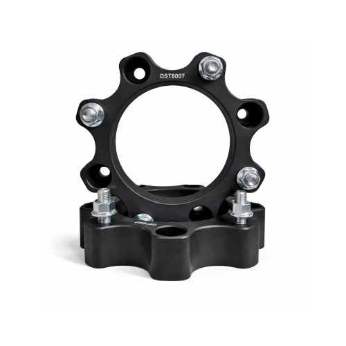 Distantier ATV 30 mm 4x156 centrare 131.2 cu 8 piulite M10x1.25 set 2 bucati aluminiu forjat negru Cod: DST8007